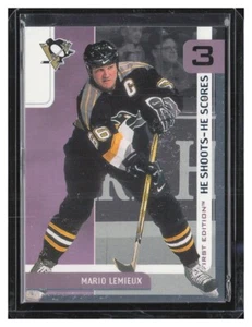 2002-03 BAP First Edition He Shoots He Scores Points #20 Mario Lemieux 3 pts. - Picture 1 of 2