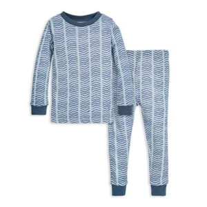 Burt’s Bees Kids | Watercolor Chevron Organic Cotten Snug Fit Pajamas - Picture 1 of 5