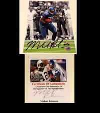 MICHAEL ROBINSON SIGNED SEATTLE SEAHAWKS 8x10 ACTION RUNNING SUPER BOWL CHAMP