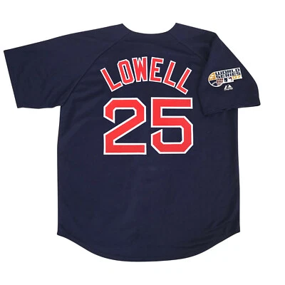 Футболка мужская Mike Lowell 2007 Boston Red Sox Alt темно-синяя World Series (S-3XL) - Изображение 1 из 4