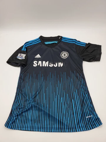 Adidas Chelsea Football Club Medium Black Blue Sports Jersey..T101 Cover