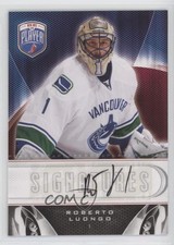 2009-10 Upper Deck Be a Player Signatures Roberto Luongo #S-LU Auto HOF