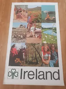IRLANDA turismo poster originale anni 70 80 ente turistico irlandese REPUBBLICA IRLANDESE - Foto 1 di 4