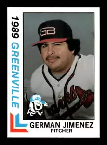 1989 Best Greenville Braves 23 German Jimenez BXCP12 - Picture 1 of 2