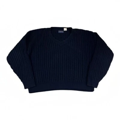 Vtg Pendleton Cable Knit Sweater Men XL Chunky Fishermans Sweatshirt Chunky READ - Image 1 of 4