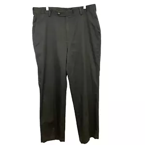 Jos A Bank Traveler Chino Pants Men 35x30 Brown Cotton Tailored Fit Casual Work - Picture 1 of 11