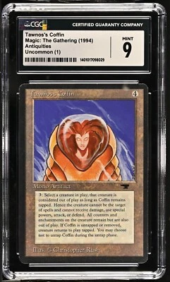CGC 9 Mint - Tawnos's Coffin - Antiquities - Vintage Magic The Gathering - Image 1 of 2