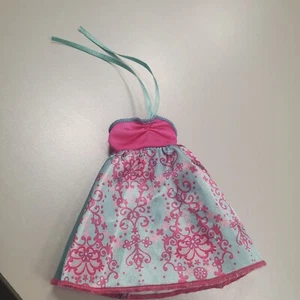 Barbie Fashionista Bright Blue Pink Boho Style Dress Curvy Fit C95🌸 - Picture 1 of 5