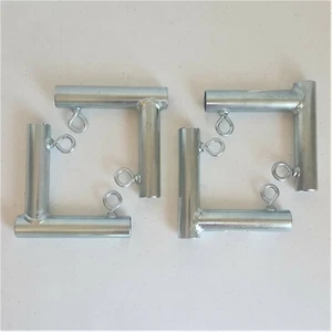 Tubo deslizante de dosel de 2 vías en forma de L montaje patio cochera jardín (fola) de 3/4" de 2 piezas - Imagen 1 de 3