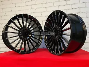 4X 18 Zoll Alpina Style 5X120 Schwarz Alufelgen für BMW 3 5er F06 F10 F30 E90 - Bild 1 von 20