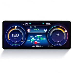 For 17-23 Tesla Model 3 & Y Tesla Head Up Display 9'' In HD Dashboard Screen - Picture 1 of 8