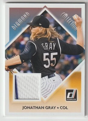2018 Donruss - JONATHAN GRAY - DIAMOND COLLECTION JERSEY #DC-JG - Rockies - Image 1 of 2