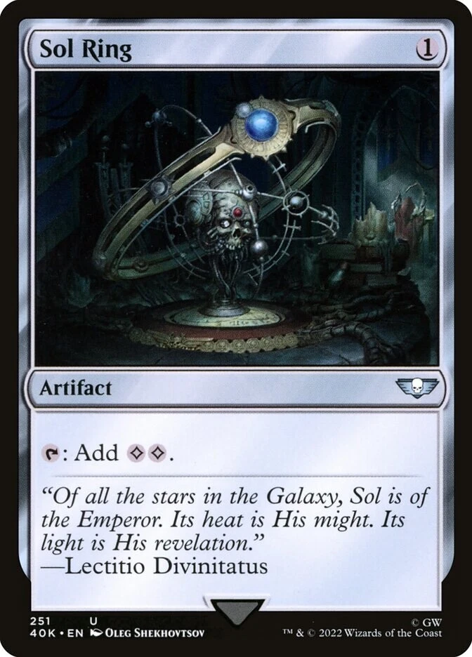 Sol Ring Version 3 EN NM - Warhammer 40k - 40k 251 - Magic The Gathering - Bild 1 von 1