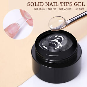 BORN PRETTY Solid Nail Tips Gel Transparent Soak Off UV LED Nail Art Gel