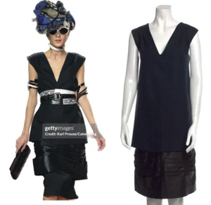 Christian Lacroix * Runway SS2008 schwarz Kimono Techno Tier Kleid 38 6-8 - Bild 1 von 24