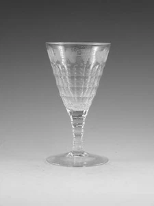 "Cristal de Edimburgo - Corte Antiguo ATHOLL - Vidrio de Jerez / Gafas - 4 3/8" - Imagen 1 de 1
