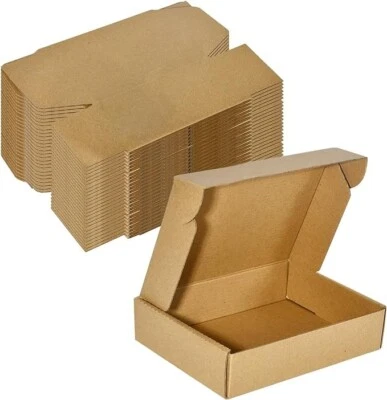 6x4x2.7 Inches shipping boxes,Kraft Paper Airplane Boxes - Pack of 50 - Image 1 of 4