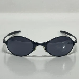 Oakley E Wire 2.0 Dark Black Iridium Y2K 2000s Bug Eye Sonnenbrille NEUWERTIG! - Bild 1 von 19