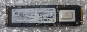 Micron 2300 SSD 1TB M.2 2280 NVME MTFDHBA1T0TDV HP PN: M02628-001 Dell Laptop - Bild 1 von 1