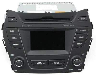96180-B89514X OEM Radio Audio For 2014-2016 Hyundai Santa Fe (3.3L) - Image 1 of 4