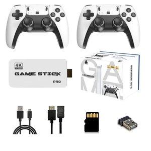 4K HD Output Video Game Stick 20000 Games Wireless Gamepads for TV - Picture 1 of 10