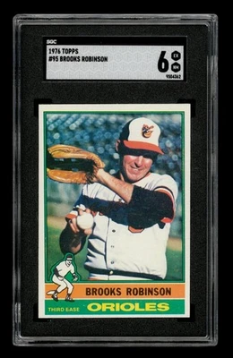 1976 Topps Set-Break # 95 Brooks Robinson SGC 6 EX NM - Image 1 of 3
