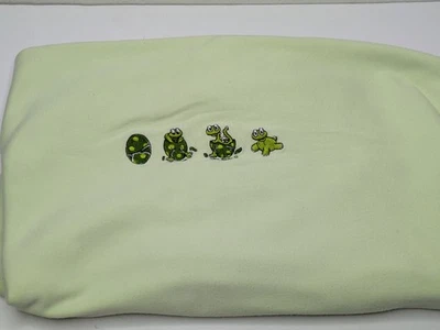 Gymboree Vintage 2000 Verde Lagarto Gecko Dinosaurio Huevo Bebé Manta SIN ETIQUETA Foto 1 de 4