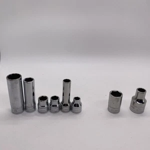 Lot Of 8 Snap On Metric Sockets - Picture 1 of 7