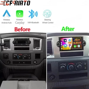 For 2006-2008 Dodge Ram 1500 2500 3500 Android 15 CarPlay Car Stereo Radio GPS - Bild 1 von 17