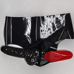 Latex Gummislip mit zwei Hüllen für Herren Latexunterwäsche 0,4 mm Maßanfertigung - Bild 1 von 5