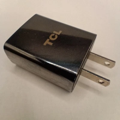 TCL (5V/1A) Single USB Port Wall Charger Travel Adapter - Black (UC13US) - Image 1 of 3