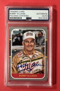 2020 Panini Donruss #165 Bobby Allison Signed Autograph Card PSA /DNA CERTIFIED - Picture 1 of 3