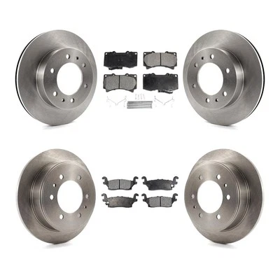 Quiet Ceramic Brake Rotors for Hummer H3 H3T 2006-2010 oeQ7 Front Rear Aftermark - Image 1 of 4