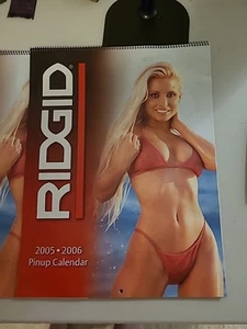 Lot of 2 Ridgid Pin-Up Calendars 2005-2006 - Picture 1 of 2