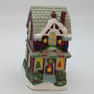 Mini panetteria vintage in resina decorazione casa natalizia 2. Città di paese 5" - Foto 1 di 13