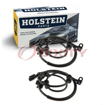 2 pc Holstein Front ABS Wheel Speed Sensors for 2000-2005 Ford Excursion jn - Image 1 of 4