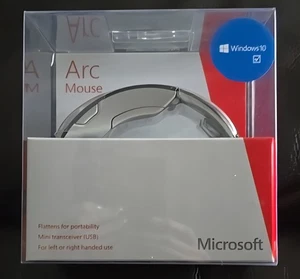 MICROSOFT ARC  MOUSE Windows 10 Rt Or Left Hand Users.  New, Sealed. Fast Ship - Picture 1 of 6