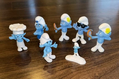 Smurfs Figures Lot McDonalds Happy Meal Toys 2011-13,  3” PVC Cartoon - image 1 of 4