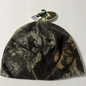 Mossy Oak Fleece Camo Beanie Hat Unisex One Size Fits Most NEW - Picture 1 of 5