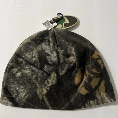 Mossy Oak Fleece Camo Beanie Hat Unisex One Size Fits Most NEW - Image 1 of 4