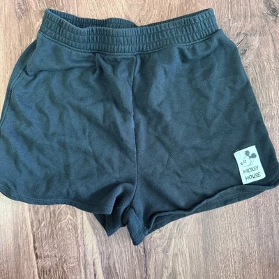 Pantalones Cortos Disney Mickey Mouse H&M Negros Juveniles Talla 18 (13-14Y) Informales Botón Usados en Excelente Condición Foto 1 de 4