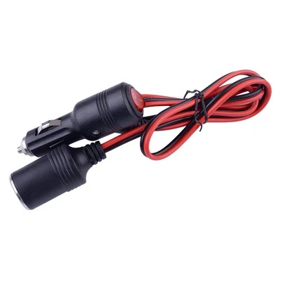 12V Car Cigarette Lighter Extension Cable Plug Adapter with on-off Switch xg - Image 1 of 4