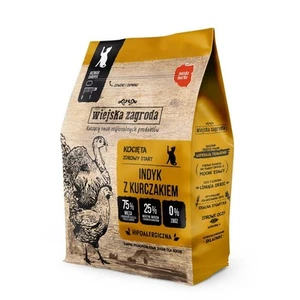 Comida para gato WIEJSKA ZAGRODA Kitten Turkey with chicken Pavo 400 g - Imagen 1 de 1