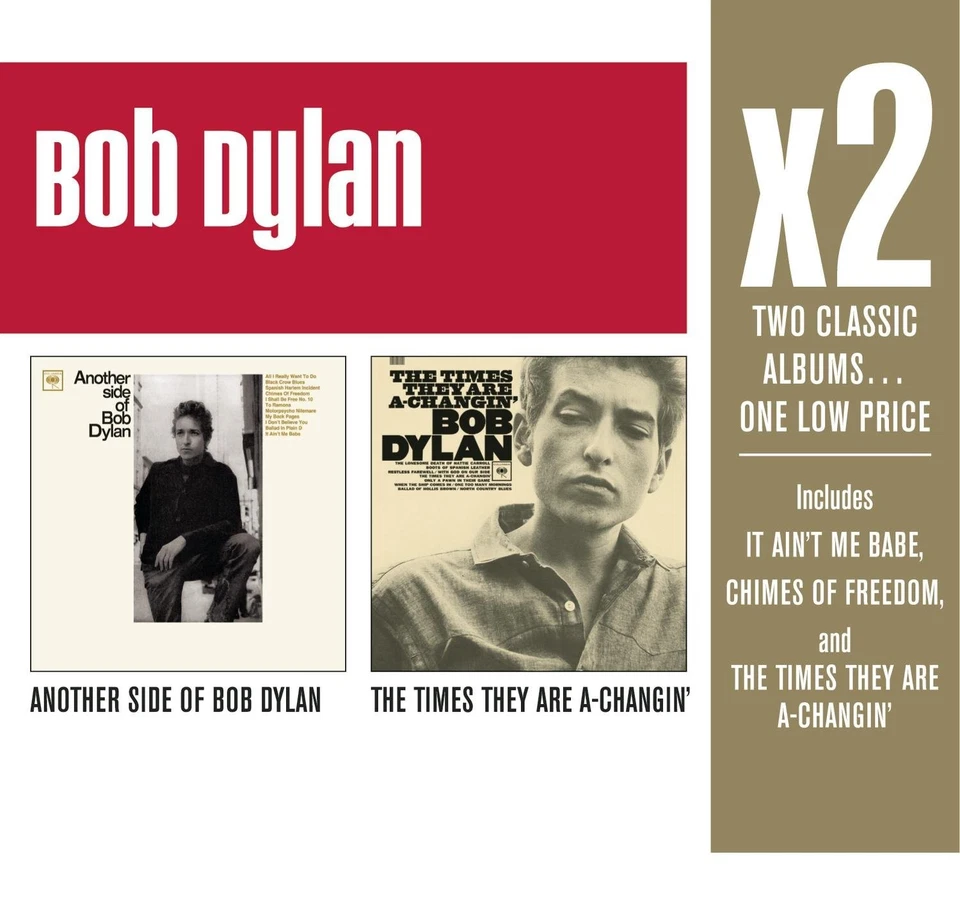 Bob Dylan X2: Another Side of Bob Dylan / The Times They Are (CD) - Bild 1 von 1