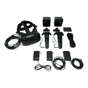 Juego completo de auriculares HTC Vive VR kit completo sistema realidad virtual - LISTO PARA USAR - Imagen 1 de 8