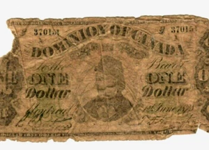 $1 "DOMINION OF CANADA" (1878) $1 "DOMINION OF CANADA" (1878) RARE!!!!!!!!!!!!!! - Picture 1 of 3