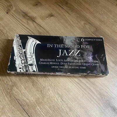 In The Mood For Jazz Set of 6 CDs Miles Davis Louis Armstrong Coltrane Jones Foto 1 de 4