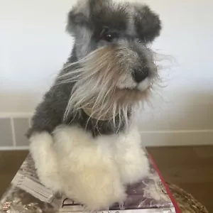 "Schnauzer Terrier clásico Aurora realista 12"" con etiquetas 1996 G0025 de colección" - Imagen 1 de 10