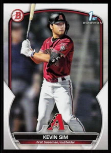 2023 Bowman Draft Kevin Sim #BD-16 BASEBALL Arizona Diamondbacks 1st - Bild 1 von 2