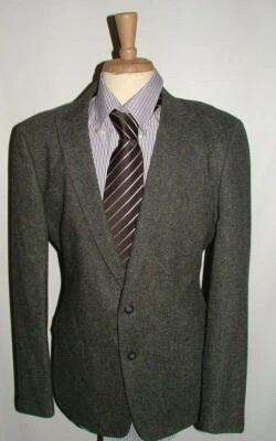 CHAQUETA HOMBRE JOHN VARVATOS TALLA 44 L LANA ACRÍLICO NAILON POLIÉSTER GRIS SÓLIDO #315 Foto 1 de 4